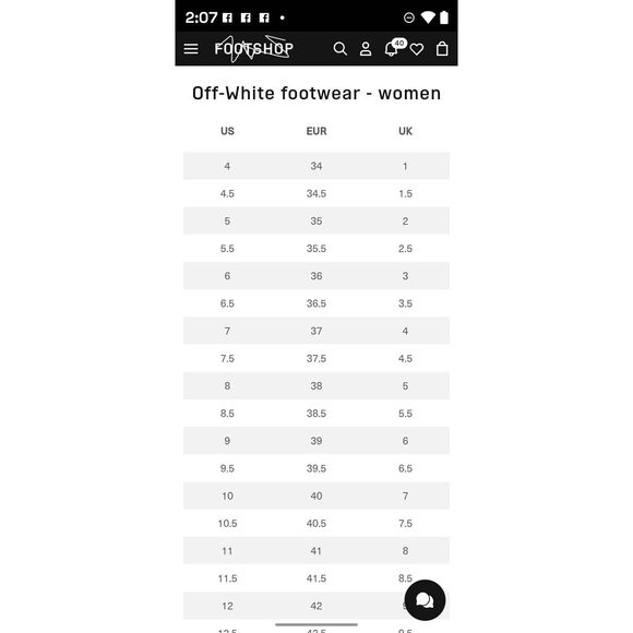 Off-White ODSY-1000 EU Size 37 - Picture 14 of 14